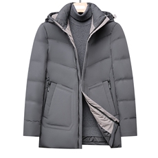 中老年羽绒服男灰鸭绒保暖爸爸装冬季中年外套上衣GSNA21585-P255，男装羽绒服，电商B212（原钱塘6029）