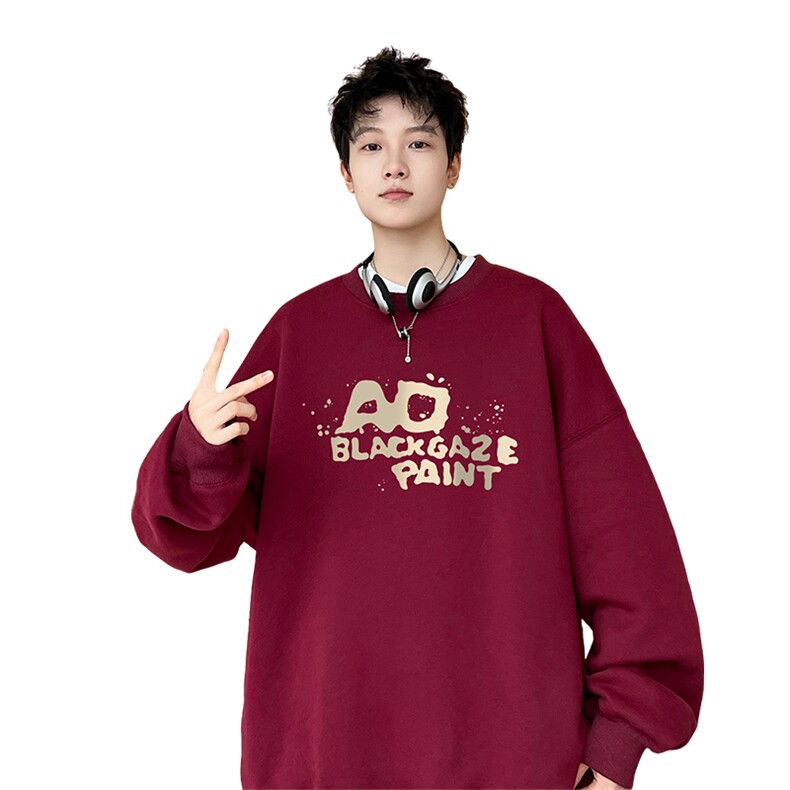 ！圆领卫衣男长袖T恤男WY145-P28加绒款(JR)-P33控价：49,男装卫衣,电商B367