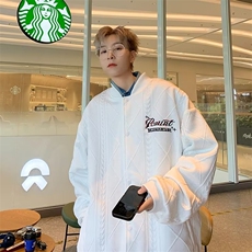 美式复古高街夹克男2024年春秋季新款潮牌宽松棒球服外套，男装夹克，星座716-4