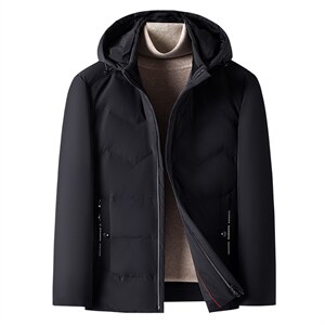 羽绒服男士商务冬季新款休闲连帽可卸中青年保暖外套DD21722-P335，男装羽绒服，电商B212（原钱塘6029）