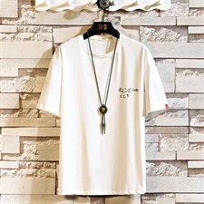 2021夏季新白砖墙日系大码男已注册卡通印花短袖T恤T1079-P25，男装T恤，电商A001