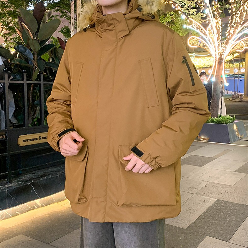 潮流宽松连帽棉衣百搭休闲棉服A161-7709,男装棉衣,电商A161