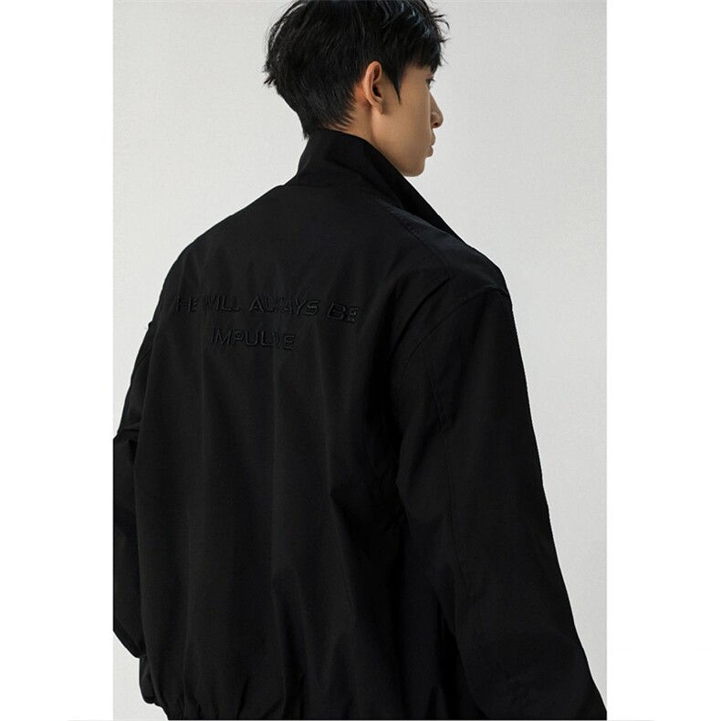 美式bomber工装飞行员夹克外套男款春秋高级感cleanfit三防骑兵服,男装夹克,星座213