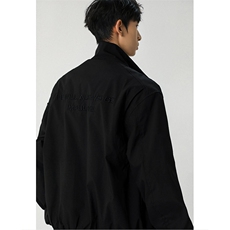 美式bomber工装飞行员夹克外套男款春秋高级感cleanfit三防骑兵服，男装夹克，星座213