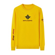 针织衫男圆领2023春季新款中年薄款印花毛衣打底衫休闲套头小衫,男装针织衫/毛衣,电商B212（原钱塘6029）
