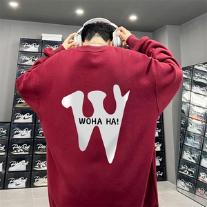 ！ 圆领卫衣港风长袖T恤男外套男WY126-P28图片