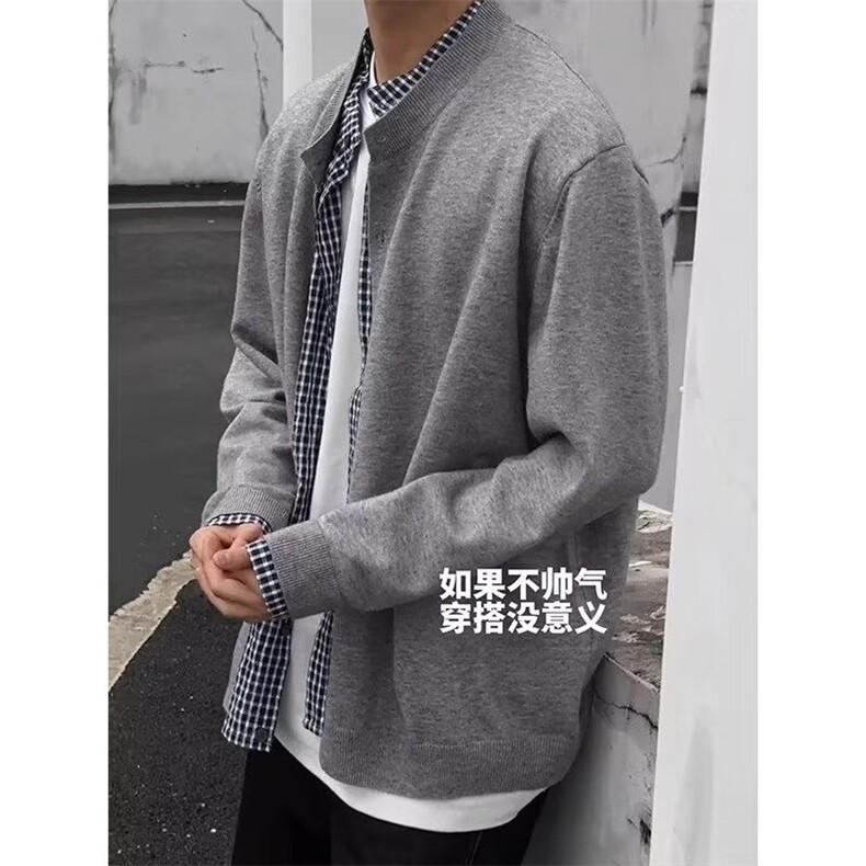 JY749-P70美式复古休闲慵懒风格子假两件外套,女装短外套,星座1501-3