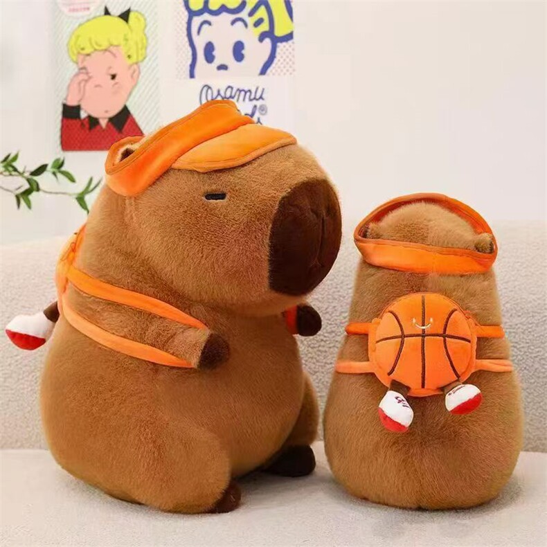 欧貂面料篮球水豚，艺博玩具