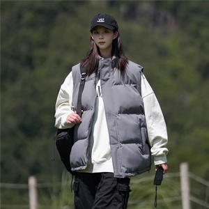 冬季叠穿无袖棉马甲保暖加厚棉服坎肩外套 MJ618现货特P38不议价图片