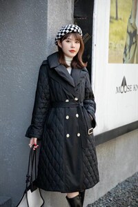2021 新长风衣设计款羽绒服图片