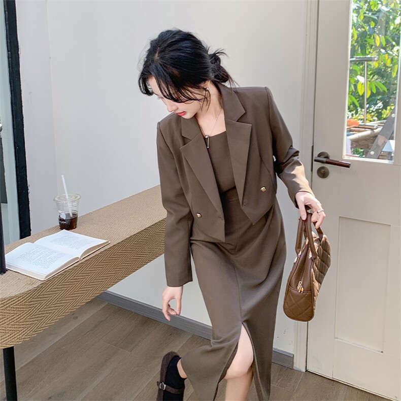 新款25春季西装套装裙631-P165-K238,女装套装/套裙,2C108