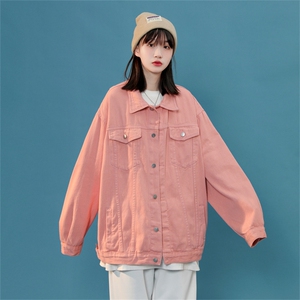 大货 春季男女百搭牛仔夹克大码宽松牛仔外套 JK778-P60图片