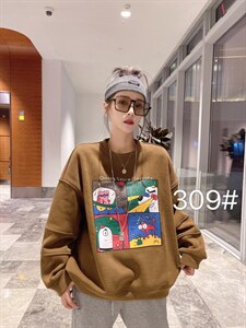 2021冬季复合婴儿绒加厚保暖卫衣图片