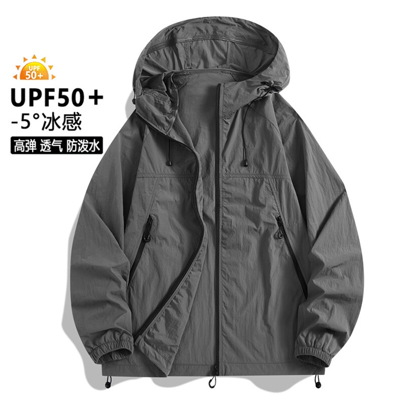 2025夏季新款中性风冰丝时尚凉感轻薄透气防晒服皮肤衣F2377-P30,男装夹克,星座1402-1