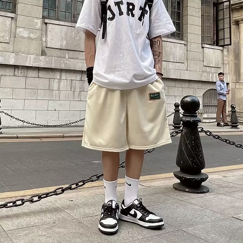 男春季新款时尚潮流休闲大鱼麟短裤工装裤D48P27,男装休闲裤,星座1116-2
