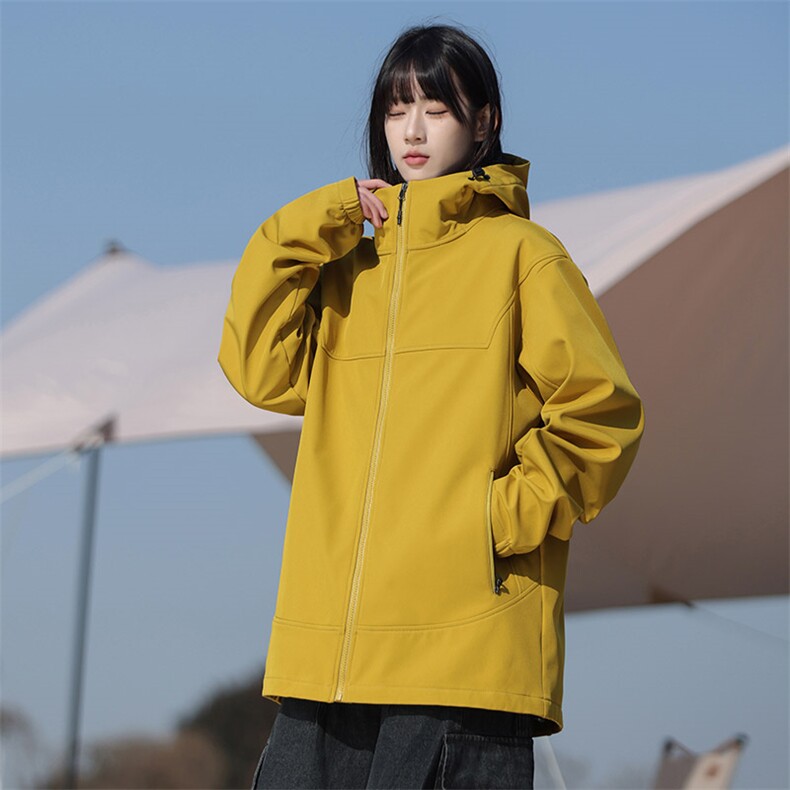 新款男女高品质户外登山服青少年学生冲锋衣夹克外套HS6611-P80,男装夹克,星座1206（原A206）