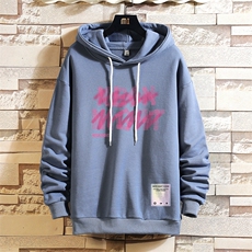 WY2321-P35加绒款-P40纯棉连帽卫衣男大码运动帽衫宽松薄砖墙，男装卫衣，电商A040A