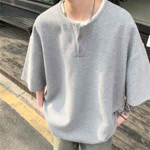 2025 夏季新款 港风外景大码华夫格短袖T恤M-5X HT25294-特P20图片
