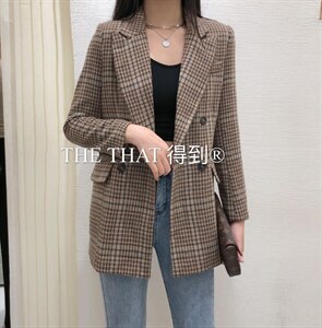 秋冬羊毛呢料西服图片