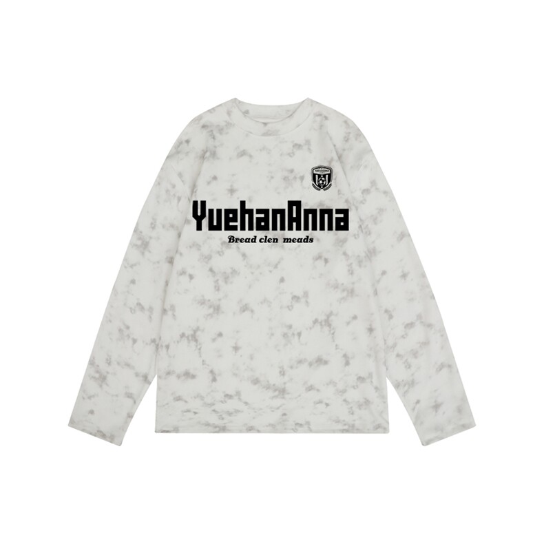 260克重磅扎染德绒圆领打底衫【有货】HD019-DR25344RL-P25，男装T恤，电商019-1