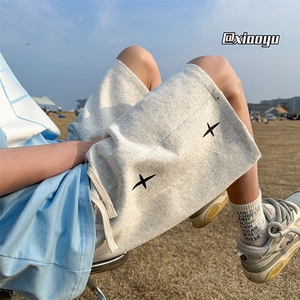 XZ616 夏季新款印花星星短裤休闲五分裤 TY2448 P35控48图片