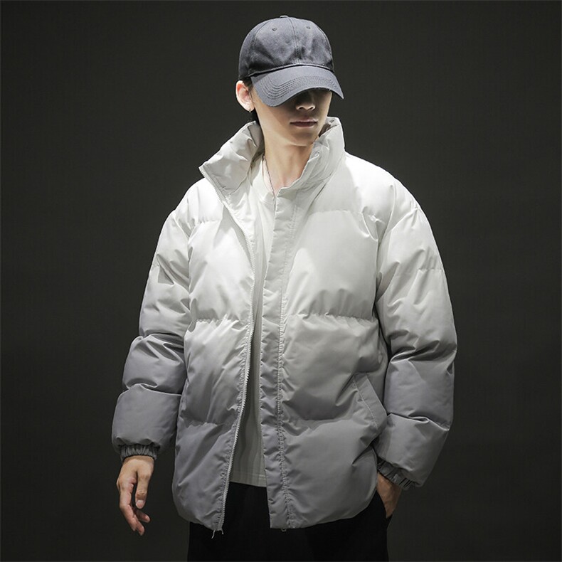 特批P70无差价冬新渐变色立领棉服外套男女防风防水保暖棉衣M2917,男装棉衣,电商A001