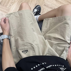 短裤男夏季日系复古潮牌速干机能五分裤RU2P28