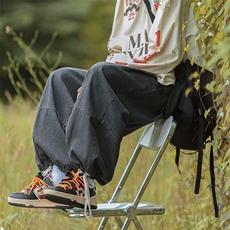 牛仔裤男秋季潮大码休闲裤子高街N405P43，男装牛仔裤，星座1116-2