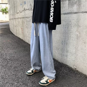 牛仔裤男秋季潮大码休闲裤子NT286P35图片