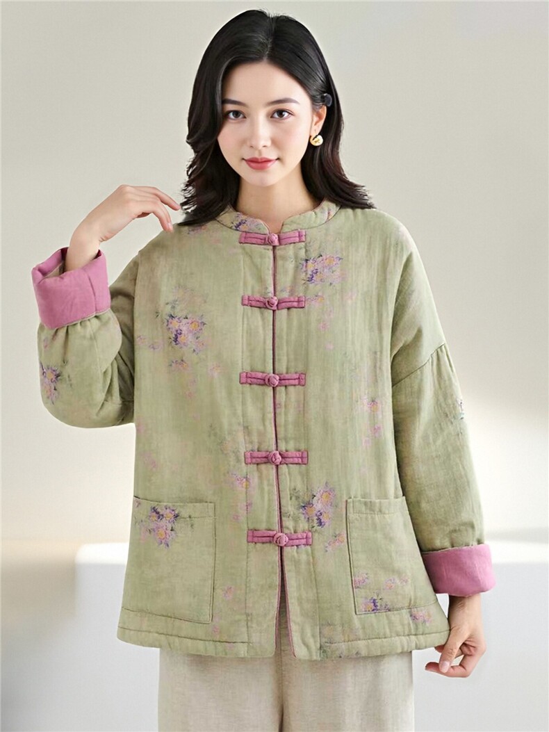 2025冬装新款修身保暖时尚菱形格连帽个性女士棉服外套,女装棉衣/棉服,江忆布依