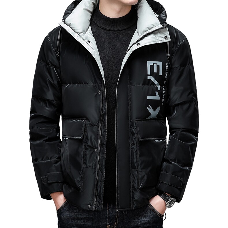 V3585钱塘2020-3新款冬季厚款时尚休闲中年男士80鸭绒羽绒服P195,男装羽绒服,钱塘207-3