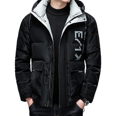 V3585钱塘2020-3新款冬季厚款时尚休闲中年男士80鸭绒羽绒服P195，男装羽绒服，钱塘207-3