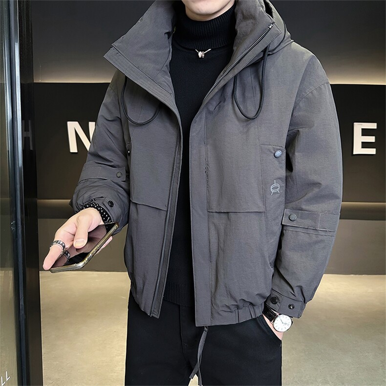 新标90绒店主风冬季男士休闲连帽羽绒服保暖外套25992-P275,男装羽绒服,电商B338