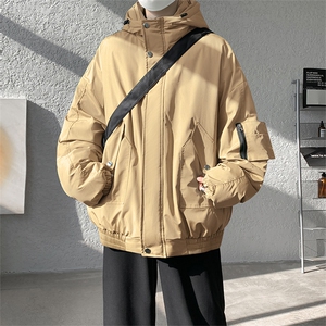 棉服男冬季新款港风宽松连帽棉衣MF9006-P90图片