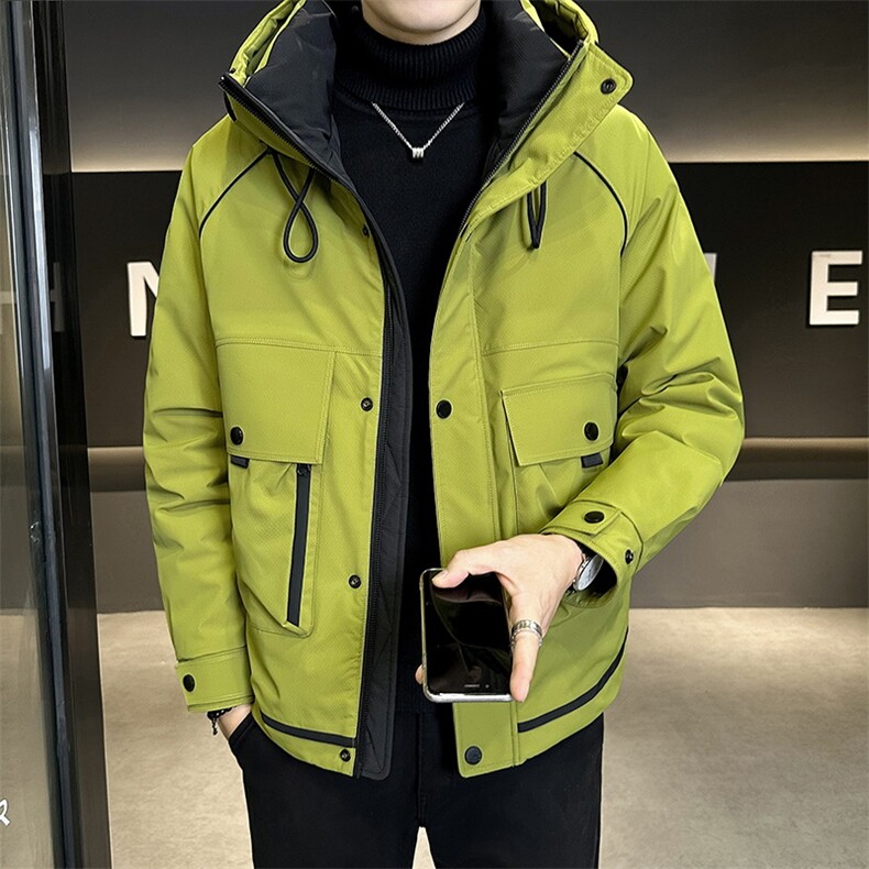 店主风2025年连帽重工机能潮流帅气保暖羽绒服男YR6032-P215,男装羽绒服,电商D240-242