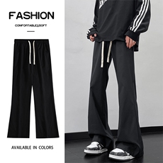 工装裤子男秋款男士休闲裤宽松微喇高街美式机能男款K020-特批-39，男装工装外套，星座718-1