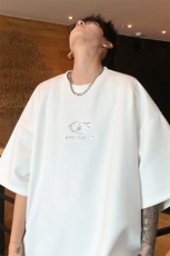 ！2025夏季新款男士麂皮绒短袖T恤半袖衫TL2402特P23控38，男装T恤，电商B220