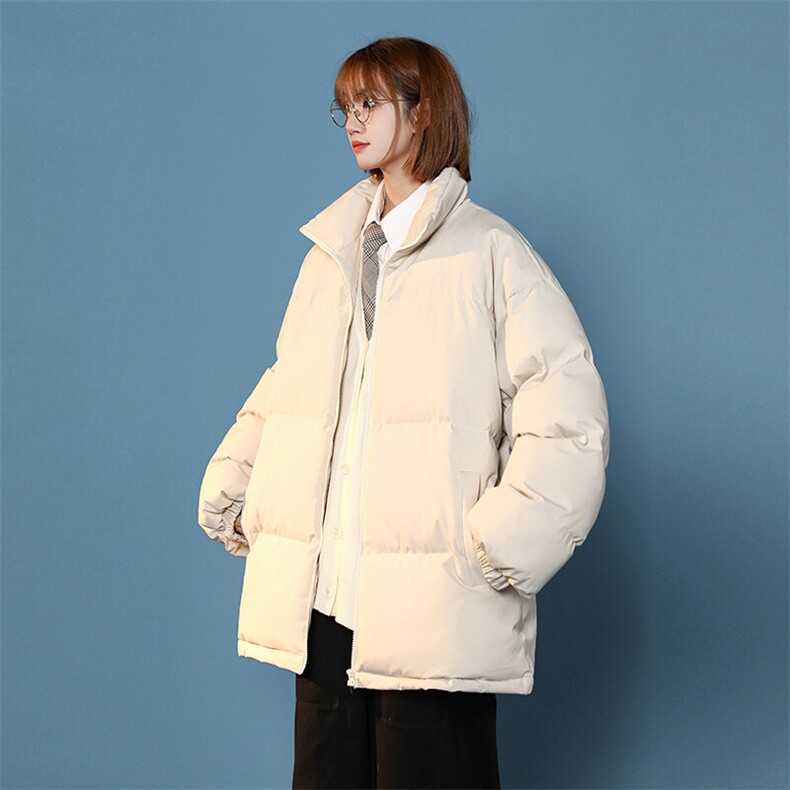 光版二开情侣款加厚棉衣男立领棉服棉袄A266-P03-P30特批黑色35图片