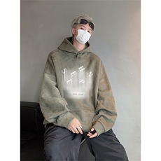 秋季新款潮牌字母印花男wljp-8010卫衣连帽麂皮绒特p45控79，男装卫衣，星座605(原A050)