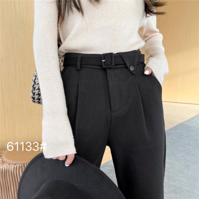 冬季新款尼料拉绒时装裤，其它，千百莲