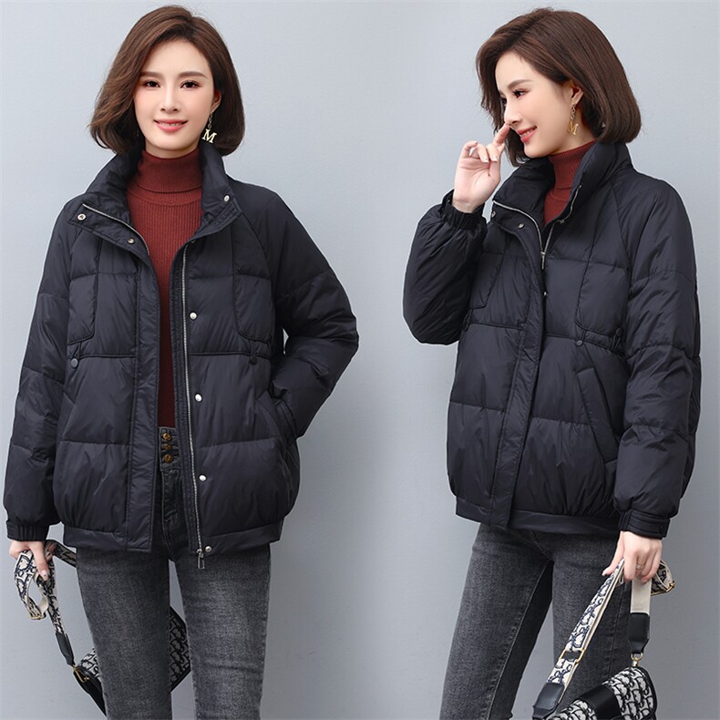 2022新款冬季保暖羽绒服女短款修身显瘦时尚外套,女装羽绒服,依恋蒂丝