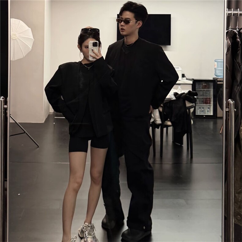 网图「TtAU」秋季新款双层结构无扣拼接门襟设计西服XF408-P75,男装西服,星座1213