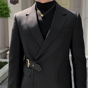 秋冬店主休闲夹克礼服西装单西男士修身休闲西服 A236-XZ2308-150图片