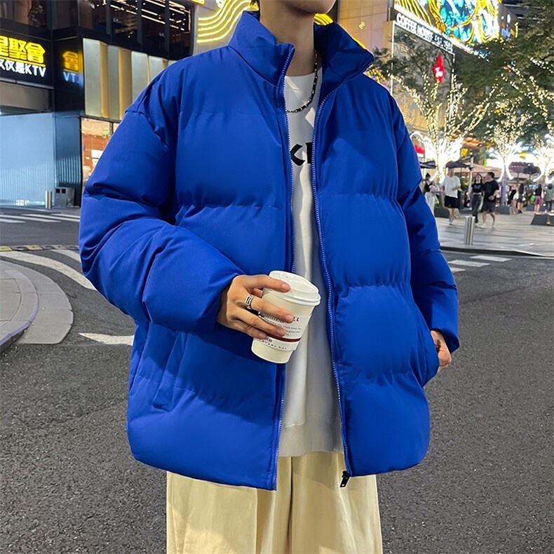 2025冬季新款S-5XL主推大量现货加厚立领棉衣XZ109-1-M2208-P45,男装棉衣,星座109-1