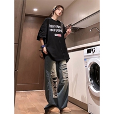 1中性字母印花设计潮大码M-5XL短袖T恤男DT77774P18块特价控38，男装T恤，星座226-2