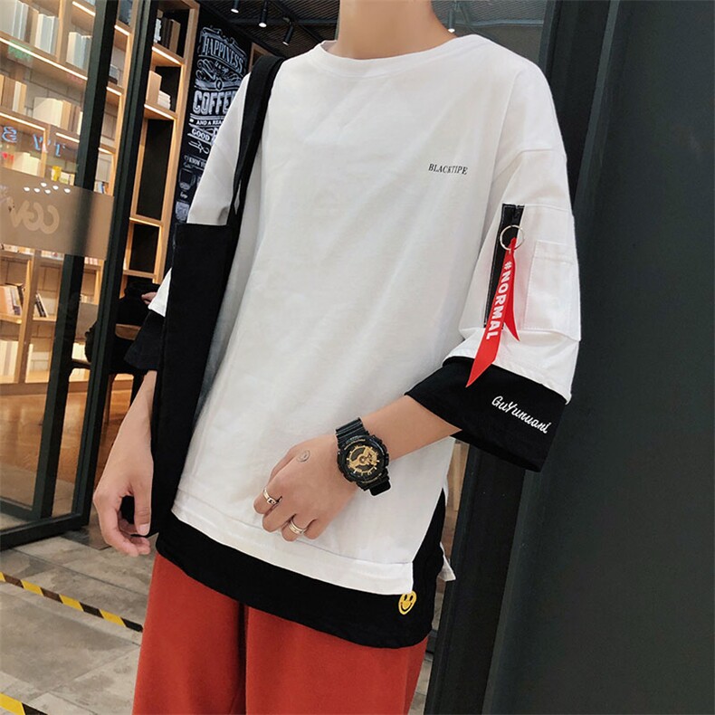 港风雷 电商 95%棉 5%聚酯纤维 夏装短袖T恤 男装 T18838-P30图片