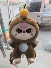佳旺毛绒玩具1 哇三岁变身水豚双肩包娃三岁新款