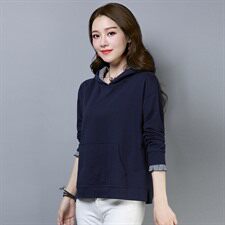卫衣/绒衫2021年秋季套头甜美潮流个性简约长袖时尚优雅街头，女装卫衣/绒衫，独衣靓