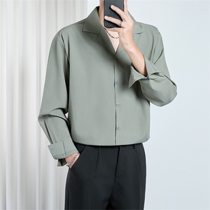 男款休闲衬衫宽松衬衣大码S -5XL CS4 P35图片