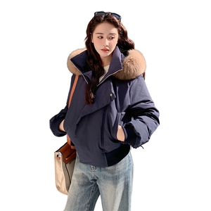 2025冬季新款派克服羽绒服90绒狐狸毛羽绒服图片